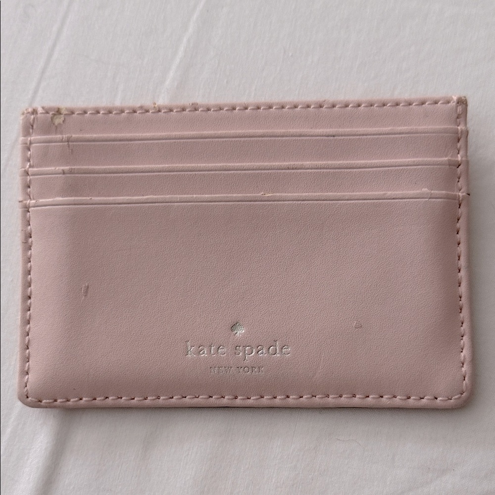 Coach Pink ID card wristlet and Kate Spade Mauve Card Holder Set - Picture 10 of 15